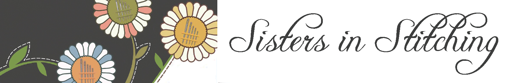 Sisters in Stitchers Long Logo