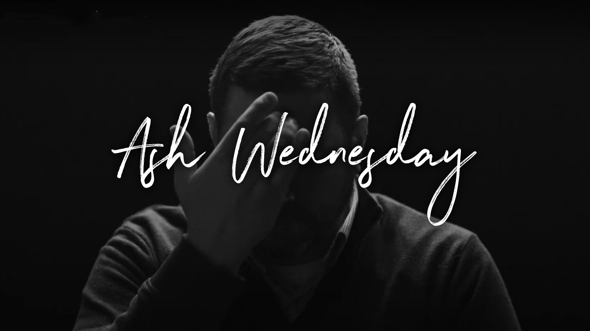 Ash Wednesday Snapshot from Service 2021 Slide