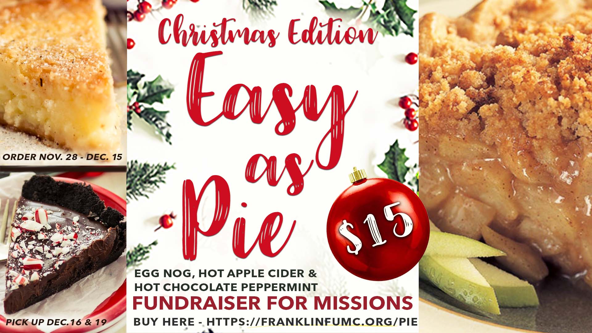 Easy as Pie Fundraiser 2021 Christmas Slide